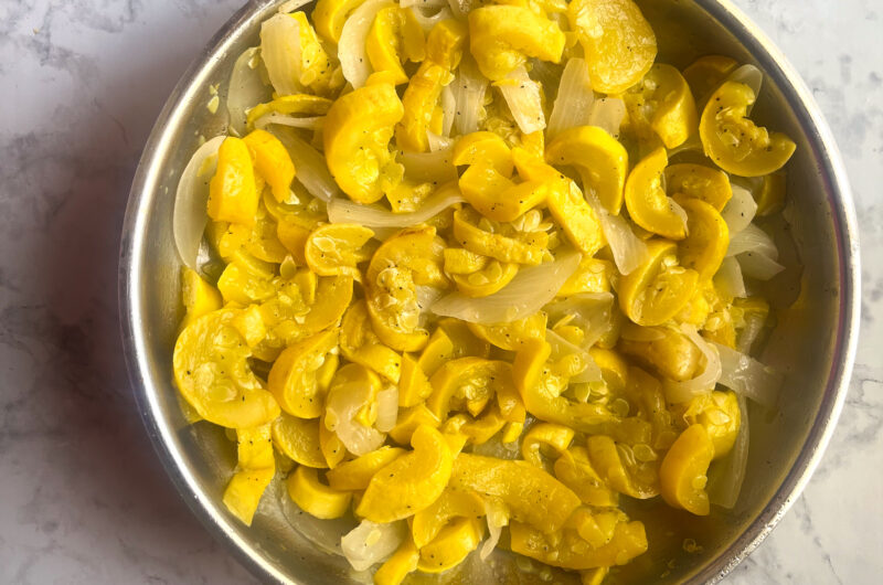 Sautéed Yellow Squash and Onions