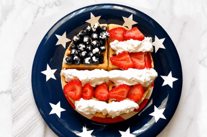 Patriotic Waffle